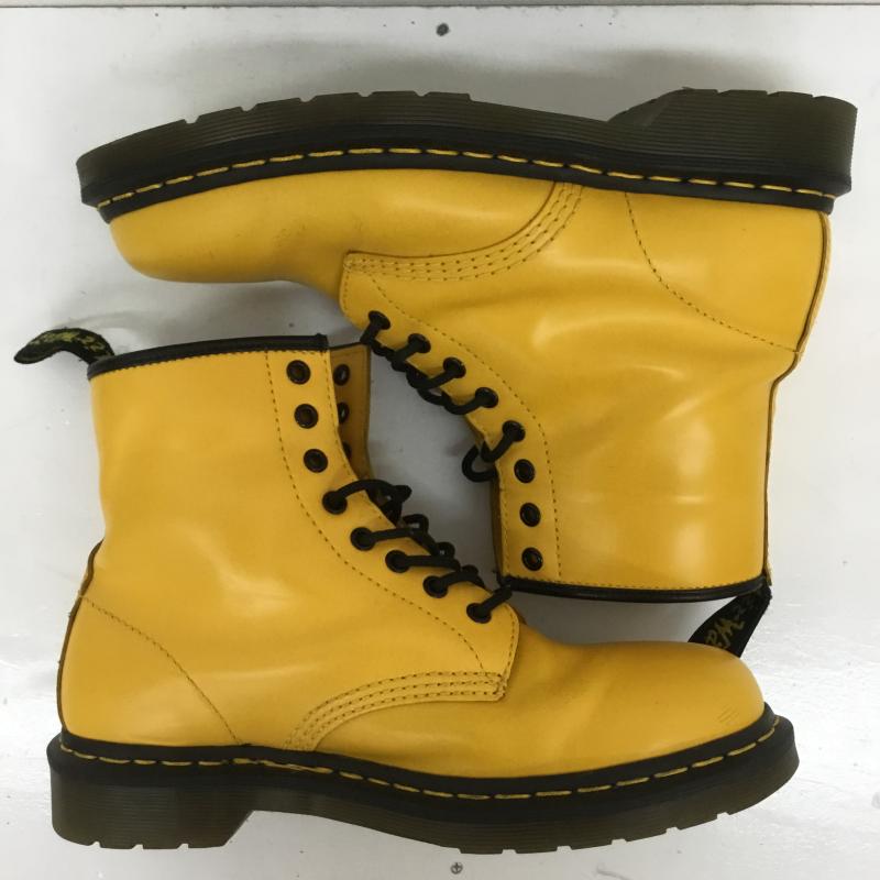 ドクターマーチン Dr.Martens 革靴 革靴 1460 8EYE BOOT YELLOW 24614700 US：9 無地 黄 / イエロー /  メンズ USED 古着 中古 10110126