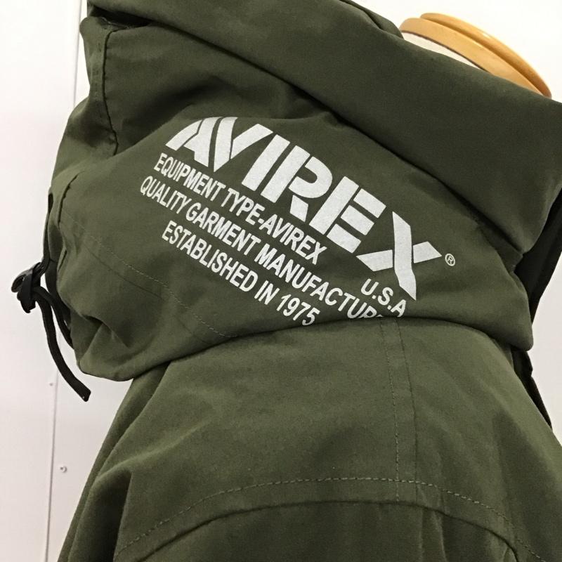 アヴィレックス AVIREX ジャケット、上着 ダウンジャケット 6182198 L 無地 カーキ / カーキ /  メンズ USED 古着 中古 10120532