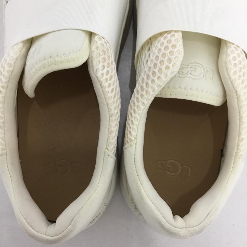 アグ UGG スニーカー スニーカー 1110876 Libu Lite リブ ライト 23cm 23.0cm ロゴ、文字 オフホワイト / オフホワイト /  レディース USED 古着 中古 10148796