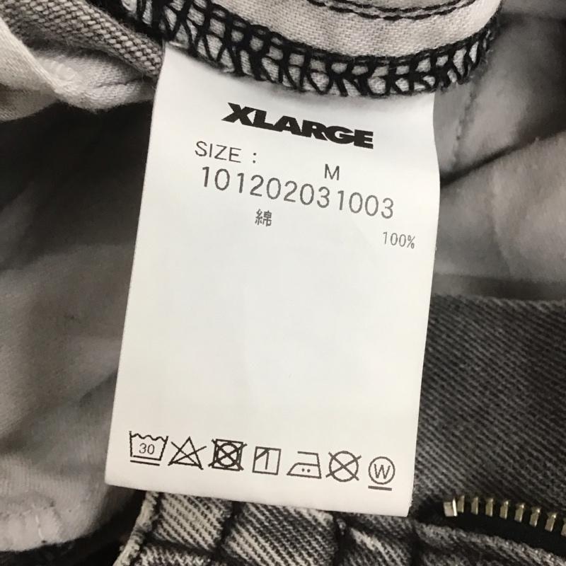 エクストララージ XLARGE パンツ デニム、ジーンズ ワイドパンツ カジュアルパンツ ジーンズ ワークパンツ M 無地 黒 / ブラック /  メンズ USED 古着 中古 10106346