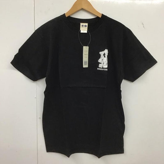 豊天商店 ぶーでんしょうてん Tシャツ 半袖 サーモンマヨネーズ L プリント 黒 / ブラック /  メンズ USED 古着 中古 10147681