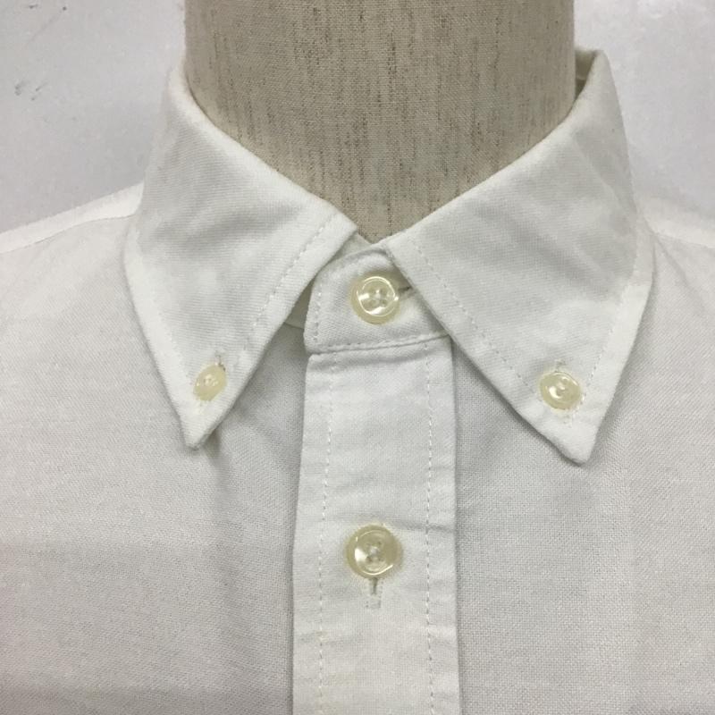 チャンピオン Champion シャツ、ブラウス 長袖 ボタンダウンシャツ L 無地 白 / ホワイト /  メンズ USED 古着 中古 10106078