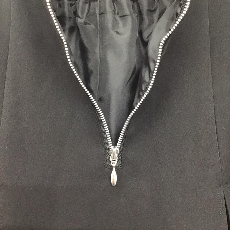 アースミュージックアンドエコロジー earth music&ecology スカート ロングスカート 1N43L0L0400 マチプリーツスカート M 無地 黒 / ブラック /  レディース USED 古着 中古 10142780