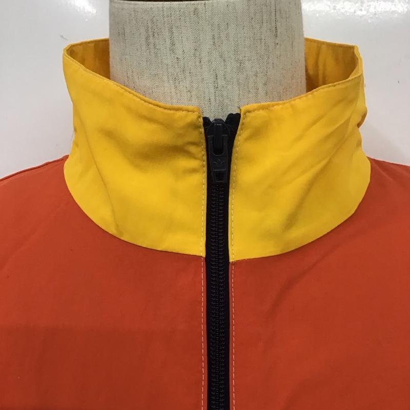 アディダス adidas ジャケット、上着 ジャンパー、ブルゾン gd2054 サマー バスケットボール ウインドトップ L 無地 黄 / イエロー / X 橙 / オレンジ / X 紺 / ネイビー / X 緑 / グリーン /  メンズ USED 古着 中古 10107828