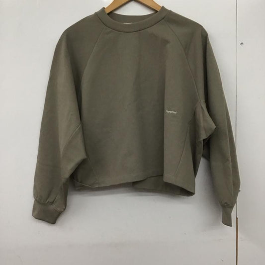 ジムフレックス GYMPHLEX トレーナー 長袖 ショート プルオーバースウェット GY-C0302 無地 灰 / グレー /  レディース USED 古着 中古 10131970