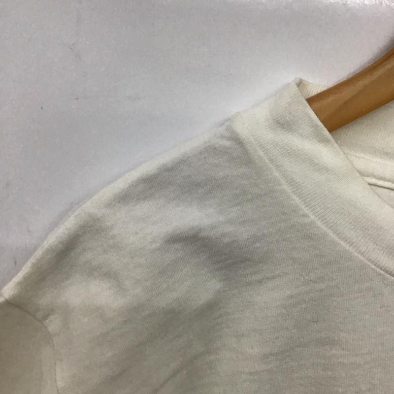 古着 USED Tシャツ 半袖 半袖カットソー プリントTシャツ クルーネックカットソー L ロゴ、文字 白 / ホワイト /  メンズ USED 古着 中古 10150072