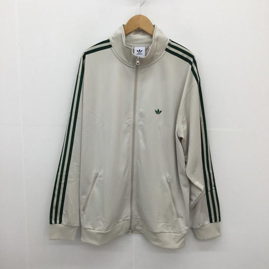 アディダス adidas ジャケット、上着 ジャンパー、ブルゾン adidas トラックジャケット　JD5266 XL ロゴ、文字 X 総柄 オフホワイト / オフホワイト / X 緑 / グリーン /  メンズ USED 古着 中古 10129216