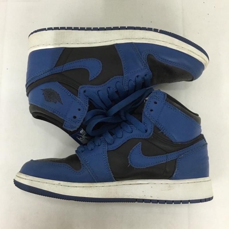 ナイキ NIKE スニーカー スニーカー 575441-404 AIR JORDAN 1 RETRO HIGH OG GS 23.5cm 箱有 23.5cm ロゴ、文字 黒 / ブラック / X 青 / ブルー / X 白 / ホワイト /  レディース USED 古着 中古 10134821