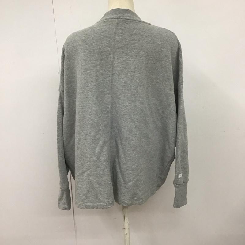 ナイキ NIKE ジャケット、上着 ジャンパー、ブルゾン L ロゴ、文字 X 刺繍 灰 / グレー /  レディース USED 古着 中古 10128226