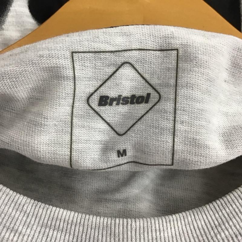 ブリストル BRISTOL Tシャツ 半袖 半袖カットソー プリントTシャツ クルーネックカットソー M ロゴ、文字 灰 / グレー /  メンズ USED 古着 中古 10150282