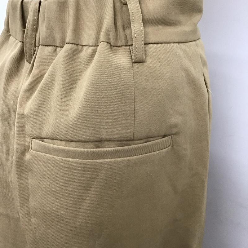 ローリーズファーム LOWRYS FARM パンツ スラックス LF523007MC タック入りパンツ FREE 無地 ベージュ / ベージュ /  レディース USED 古着 中古 10107364