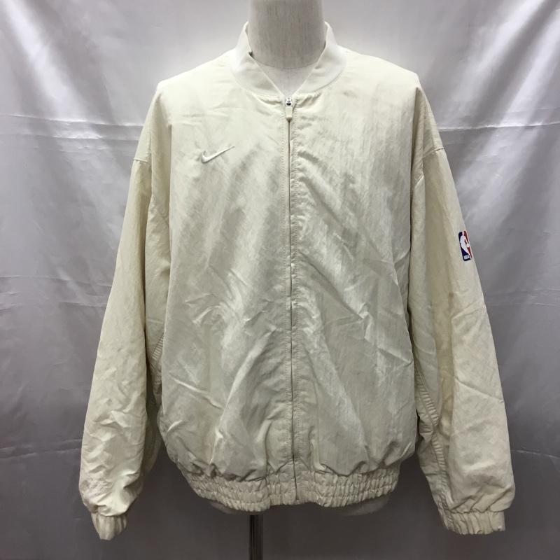 ナイキ NIKE ジャケット、上着 ジャンパー、ブルゾン cu4694-271 フィアオブゴッド 20AW M NRGWBASKETBALLJACKET ジップアップジャケット M ロゴ、文字 アイボリー / アイボリー /  メンズ USED 古着 中古 10109447
