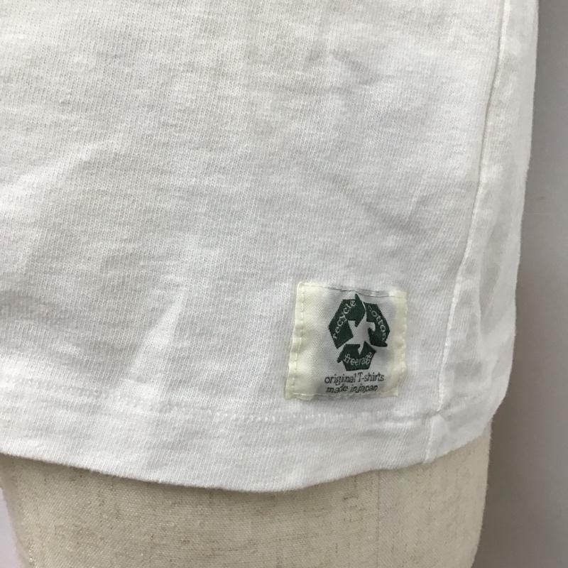 フリーレイジ FREERAGE Tシャツ 半袖 ALMW by WAIPER クルーネック L ロゴ、文字 白 / ホワイト /  メンズ USED 古着 中古 10119677