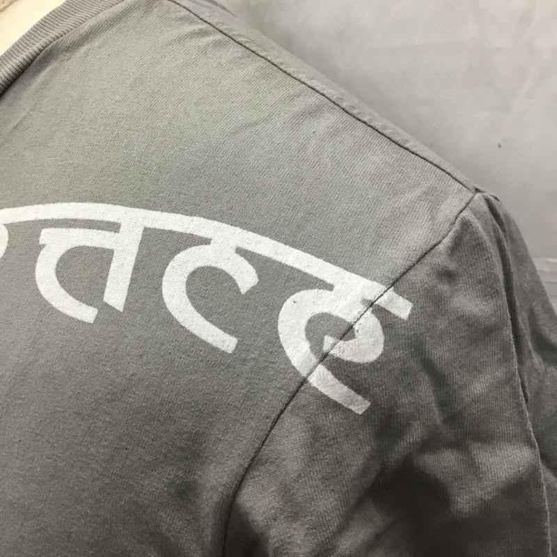 ディーゼル DIESEL Tシャツ 半袖 M プリント 灰 / グレー /  メンズ USED 古着 中古 10106490