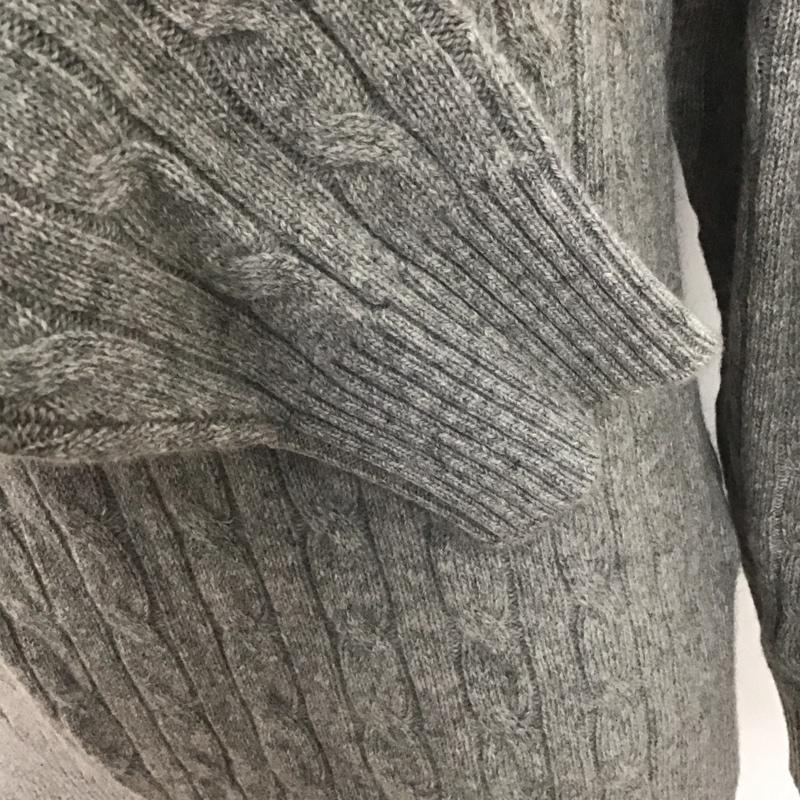 エルエルビーン L.L.Bean ニット、セーター 長袖 ハーフジップ S 無地 灰 / グレー /  メンズ USED 古着 中古 10111715