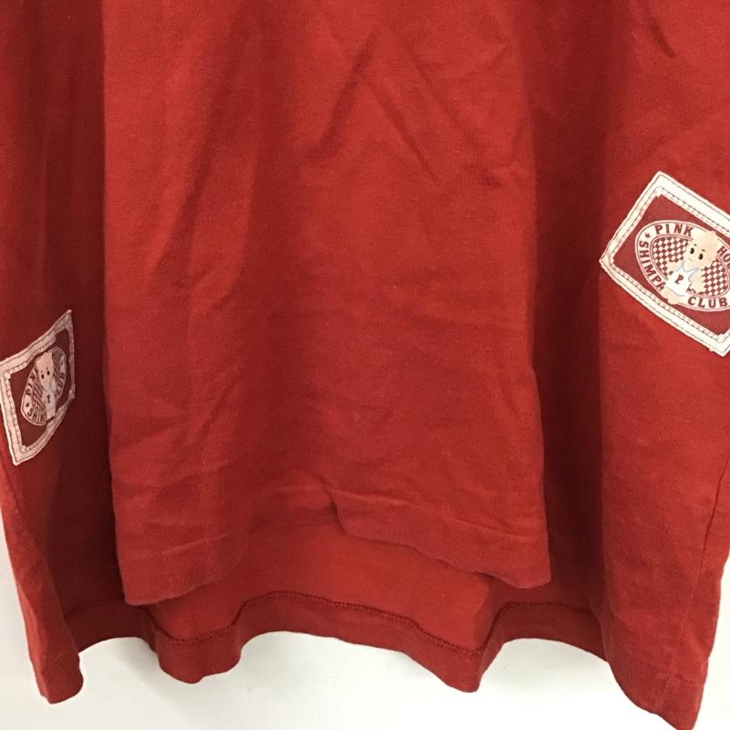 ピンクハウス PINK HOUSE Tシャツ 半袖 半袖カットソー プリントTシャツ クルーネックカットソー L プリント 赤 / レッド /  レディース USED 古着 中古 10138791