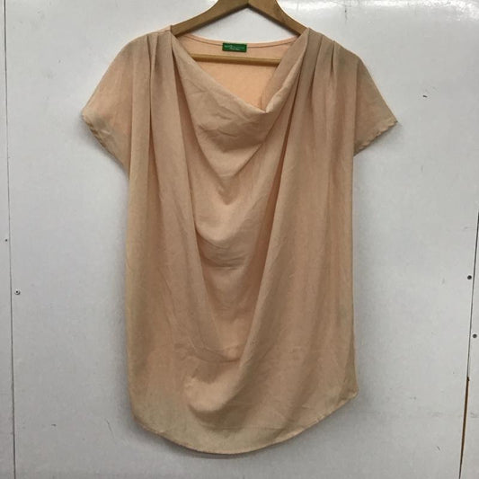 アースミュージックアンドエコロジー earth music&ecology カットソー 半袖 半袖カットソー 無地Tシャツ FREE 無地 桃 / ピンク /  レディース USED 古着 中古 10136269