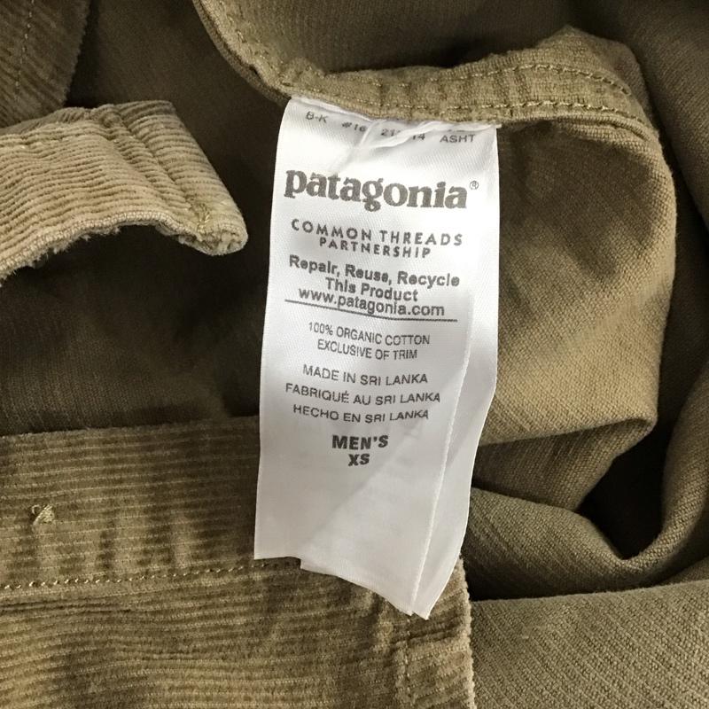パタゴニア patagonia シャツ、ブラウス 長袖 STY53795FA15 コーデュロイ XS ロゴ、文字 ベージュ / ベージュ /  メンズ USED 古着 中古 10145228