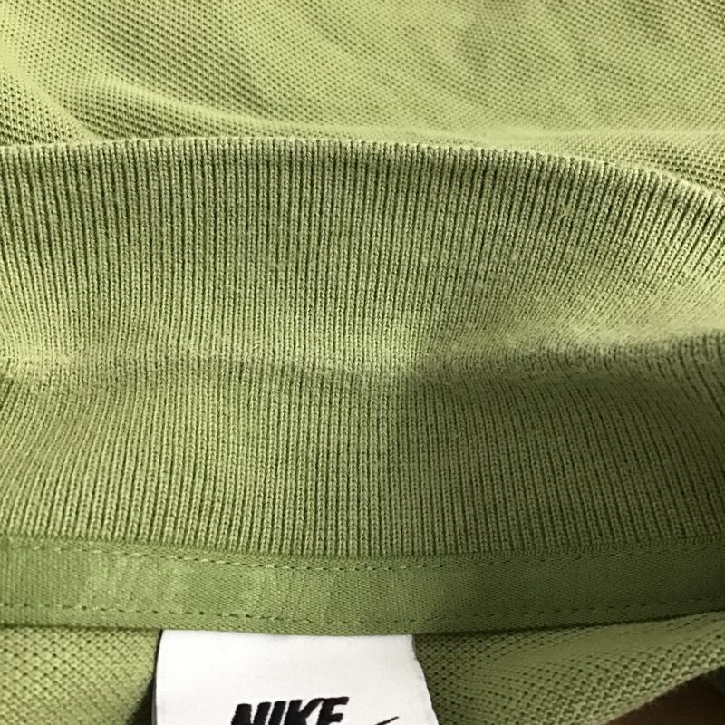 ナイキ NIKE ポロシャツ 半袖 909747-334 ポロシャツPQマッチアップポロ 半袖ポロシャツ L ロゴ、文字 緑 / グリーン /  メンズ USED 古着 中古 10138724