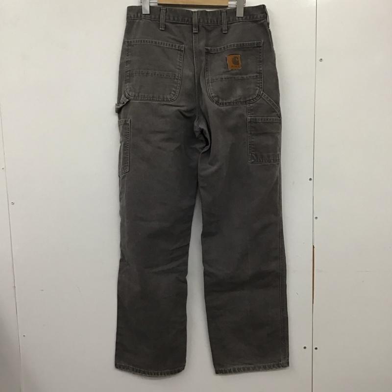 カーハート Carhartt パンツ デニム、ジーンズ デニムパンツ ワイドパンツ カジュアルパンツ 32インチ 無地 灰 / グレー /  メンズ USED 古着 中古 10137364