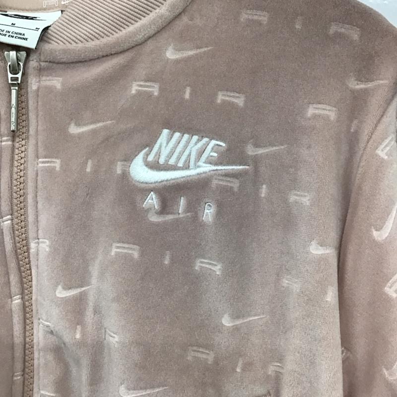 ナイキ NIKE ジャケット、上着 ジャンパー、ブルゾン DD5450-601 ベロア M ロゴ、文字 桃 / ピンク /  レディース USED 古着 中古 10140652