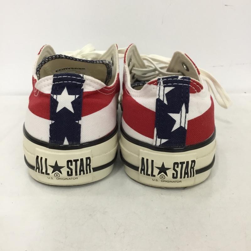 コンバース CONVERSE スニーカー スニーカー 1SD295 星条旗 アメリカ スターズ アンド バーズ 23.5cm 23.5cm ロゴ、文字 マルチカラー / マルチカラー /  レディース USED 古着 中古 10150687