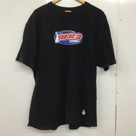 エフアールツー FR2 Tシャツ 半袖 半袖カットソー プリントTシャツ クルーネックカットソー XL ロゴ、文字 黒 / ブラック /  メンズ USED 古着 中古 10145710
