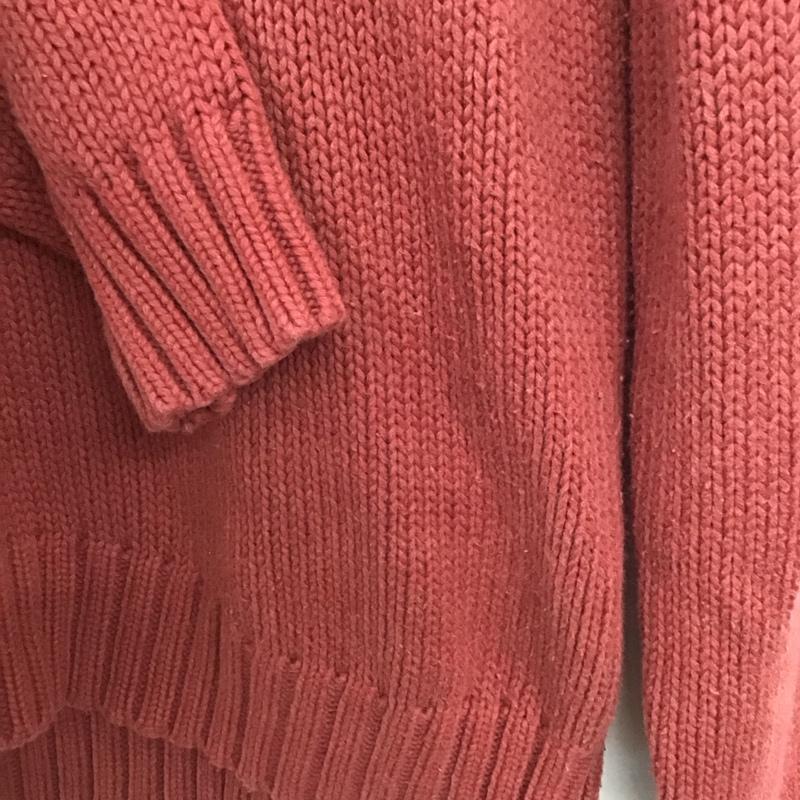 ポロバイラルフローレン Polo by RALPH LAUREN ニット、セーター 長袖 長袖ニットカットソー Vネック セーター M ロゴ、文字 えんじ / ワインレッド /  メンズ USED 古着 中古 10143159