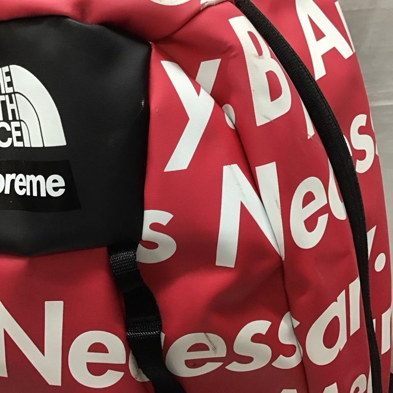 シュプリーム Supreme リュックサック、デイパック リュックサック、デイバッグ NF00CT4B 15AW THE NORTH FACE Base Camp Crimp Backpack ロゴ、文字 黒 / ブラック / X 赤 / レッド / X 白 / ホワイト /  メンズ USED 古着 中古 10120576
