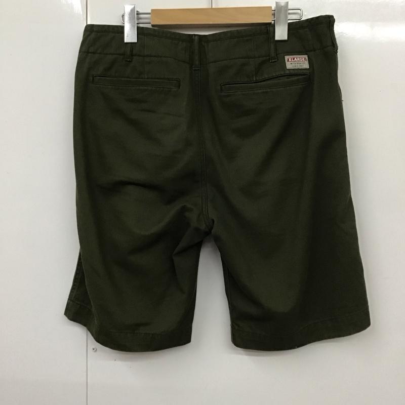 エクストララージ XLARGE パンツ ショートパンツ ショートパンツ ハーフパンツ カジュアルパンツ ミリタリーパンツ 32インチ 無地 カーキ / カーキ /  メンズ USED 古着 中古 10112750
