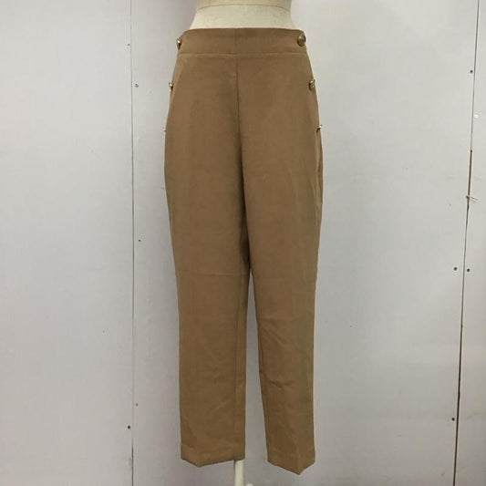 ザラ ZARA パンツ スラックス ワイドパンツ カジュアルパンツ ワークパンツ スラックス M 無地 ベージュ / ベージュ /  レディース USED 古着 中古 10124573