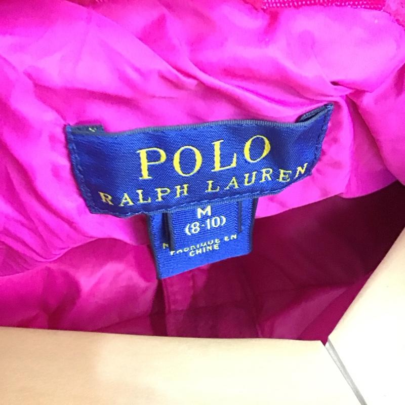 ポロラルフローレン POLO RALPH LAUREN ジャケット、上着 ジャケット、ブレザー キッズ ダウン フェザー M ワンポイント 桃 / ピンク /  ガールズ USED 古着 中古 10121585