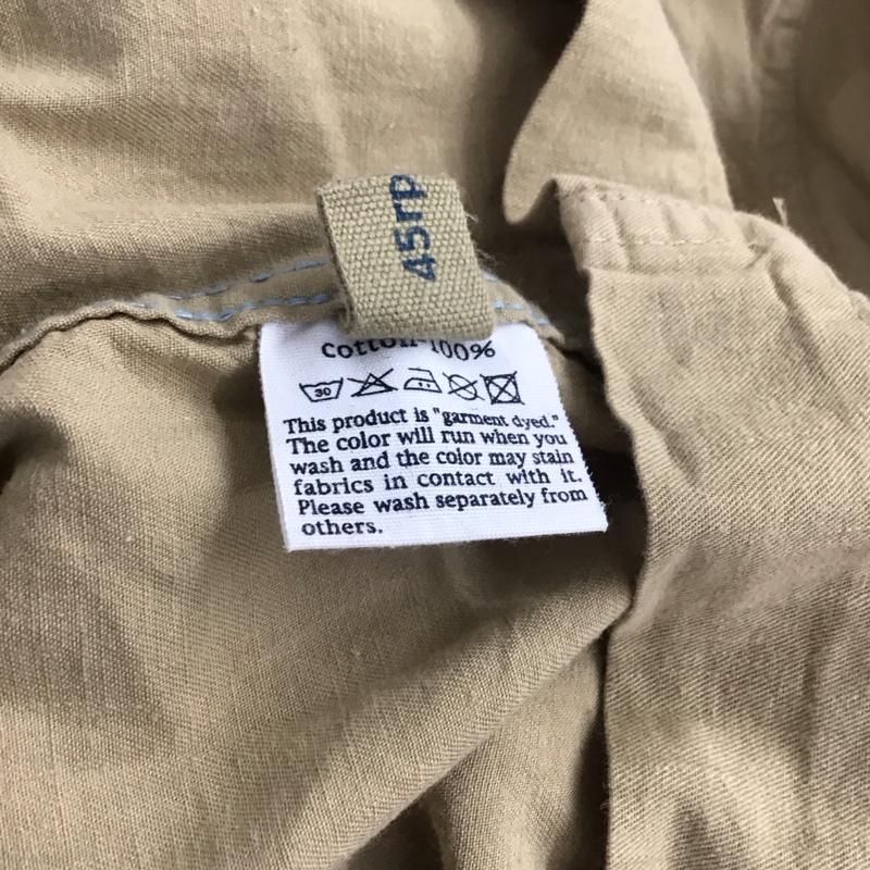 フォーティーファイブアールピーエム 45RPM シャツ、ブラウス 長袖 1 無地 ベージュ / ベージュ /  メンズ USED 古着 中古 10134606