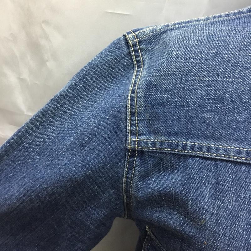 ラングラー Wrangler ジャケット、上着 ジャケット、ブレザー WS9107 Ron Herman デニムジャケット Gジャン XS 無地 青 / ブルー /  レディース USED 古着 中古 10107477