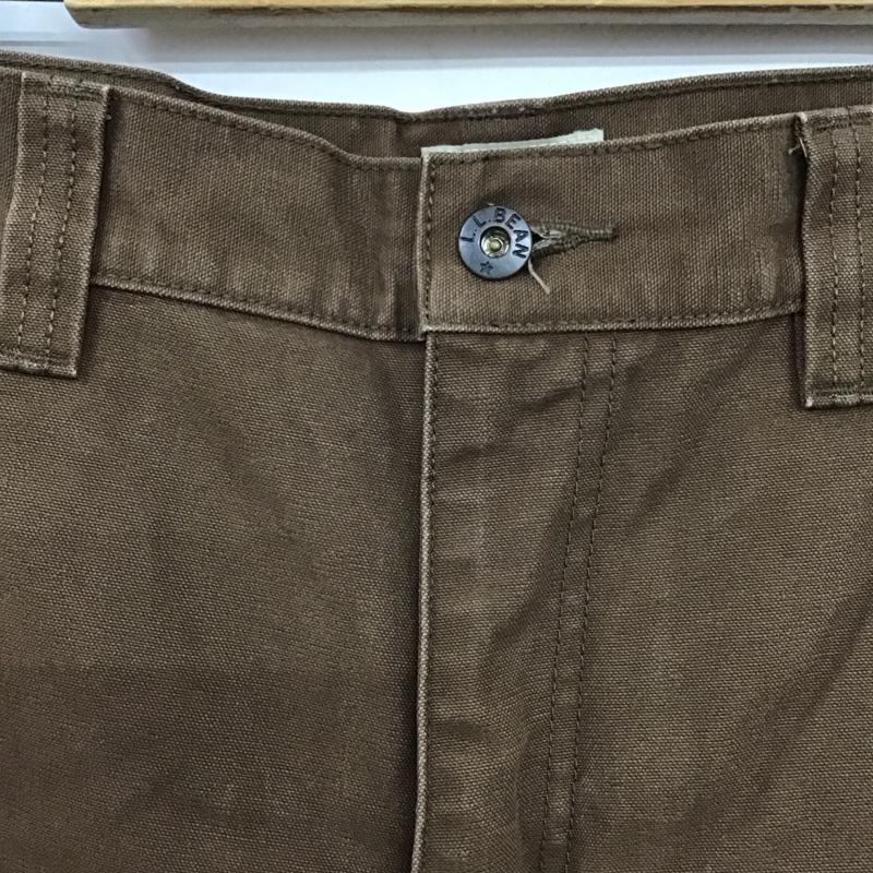 エルエルビーン L.L.Bean パンツ デニム、ジーンズ デニム 34インチ 無地 茶 / ブラウン /  メンズ USED 古着 中古 10136583
