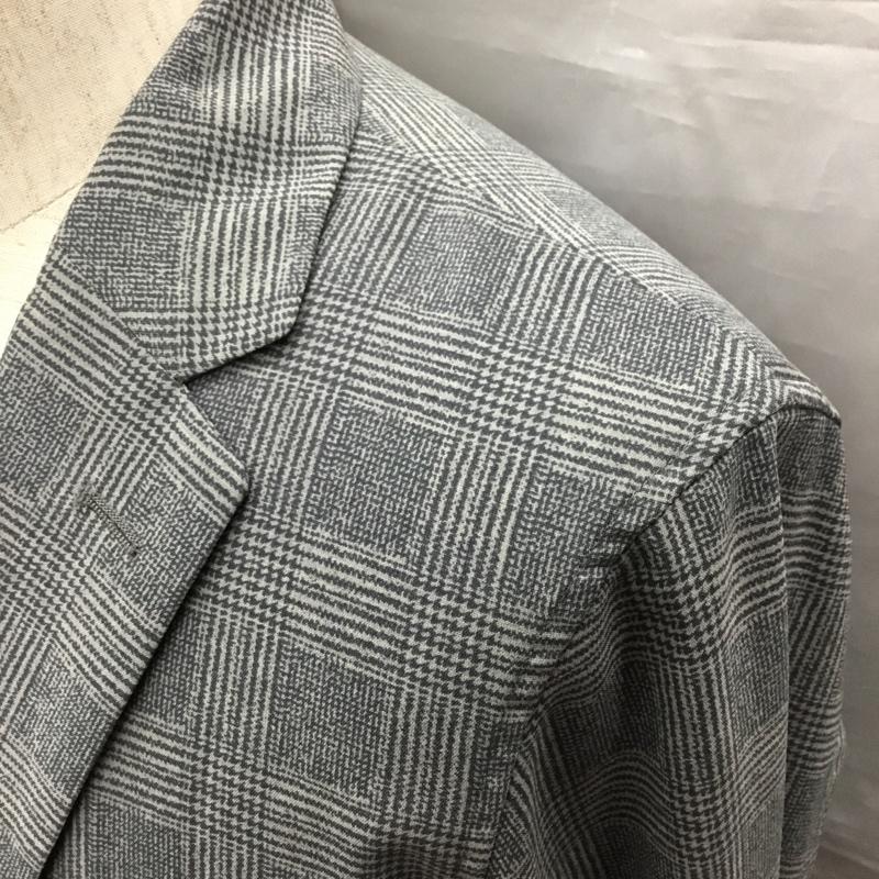 グリーンレーベルリラクシング green label relaxing ジャケット、上着 ジャケット、ブレザー 3222-199-2478 チェックジャケット サマージャケット S チェック 灰 / グレー /  メンズ USED 古着 中古 10120126