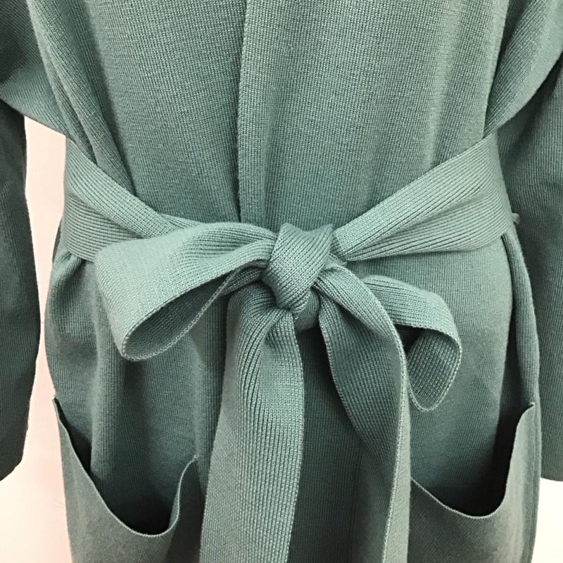 ミラオーウェン Mila Owen カーディガン 長袖 長袖ニットカーディガン 前開ニット ロングカーディガン 0 無地 マルチカラー / マルチカラー /  レディース USED 古着 中古 10142067