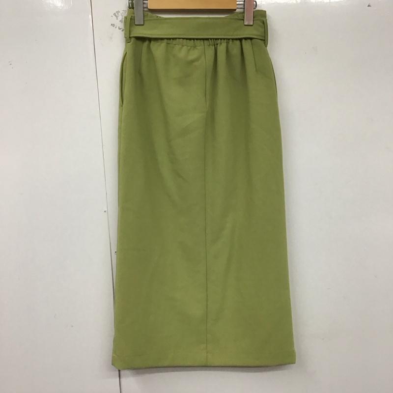 エヌ（エヌ ナチュラルビューティーベーシック） N.（N. Natural Beauty Basic） スカート ロングスカート 166-1120307 ハイウエストタイトスカート ロングスカート M 無地 緑 / グリーン /  レディース USED 古着 中古 10129532