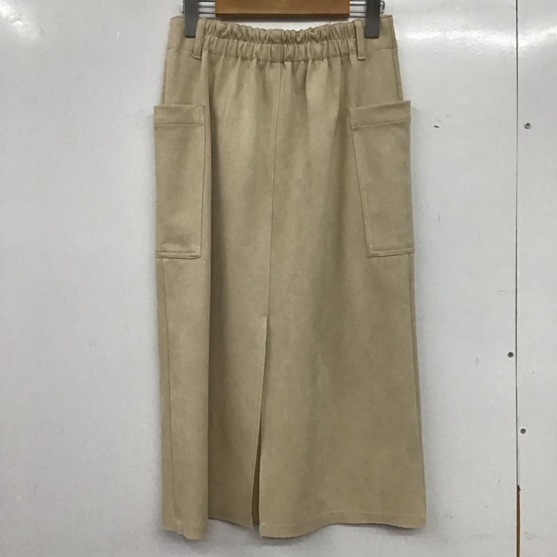 オリーブデオリーブ OLIVE des OLIVE スカート ロングスカート M 無地 アイボリー / アイボリー /  レディース USED 古着 中古 10140065