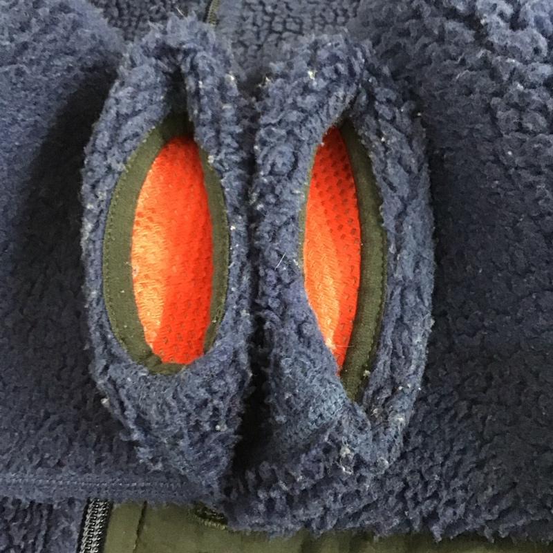 パタゴニア patagonia ジャケット、上着 ジャケット、ブレザー ジップアップジャケット フリースジャケット アウター S ロゴ、文字 青 / ブルー /  メンズ USED 古着 中古 10129071