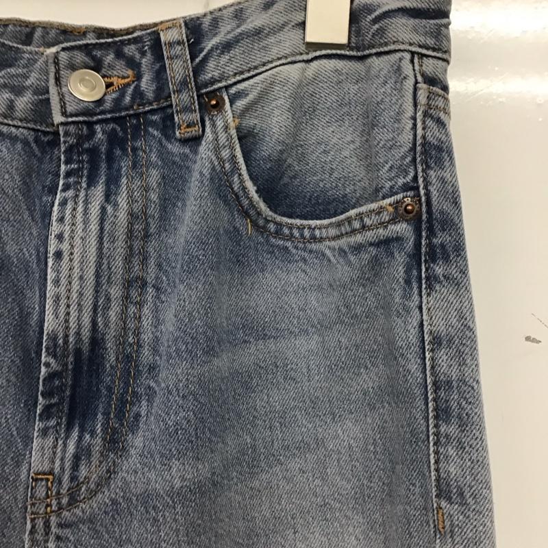 ザラ ZARA パンツ デニム、ジーンズ 36 無地 水色 / ライトブルー /  レディース USED 古着 中古 10140243