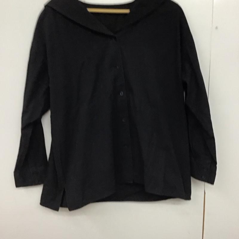 フリークスストア FREAK S STORE シャツ、ブラウス 長袖 FREE 無地 黒 / ブラック /  レディース USED 古着 中古 10147213