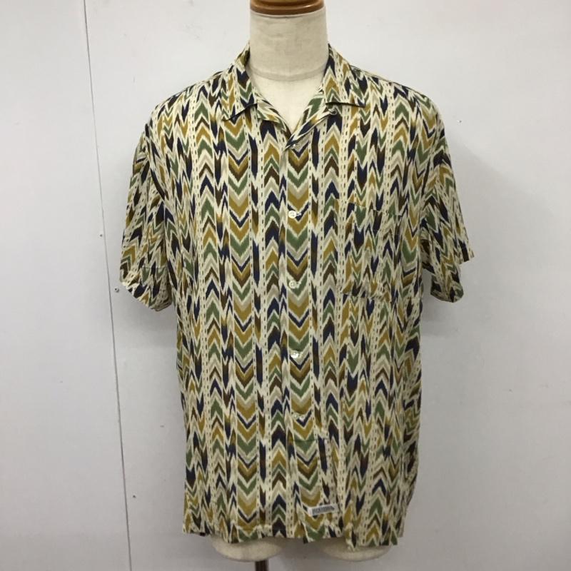 古着 USED シャツ、ブラウス 半袖 LUCKY FIELD オープンカラーシャツ 開襟 レーヨン FREE 総柄 マルチカラー / マルチカラー /  メンズ USED 古着 中古 10116810