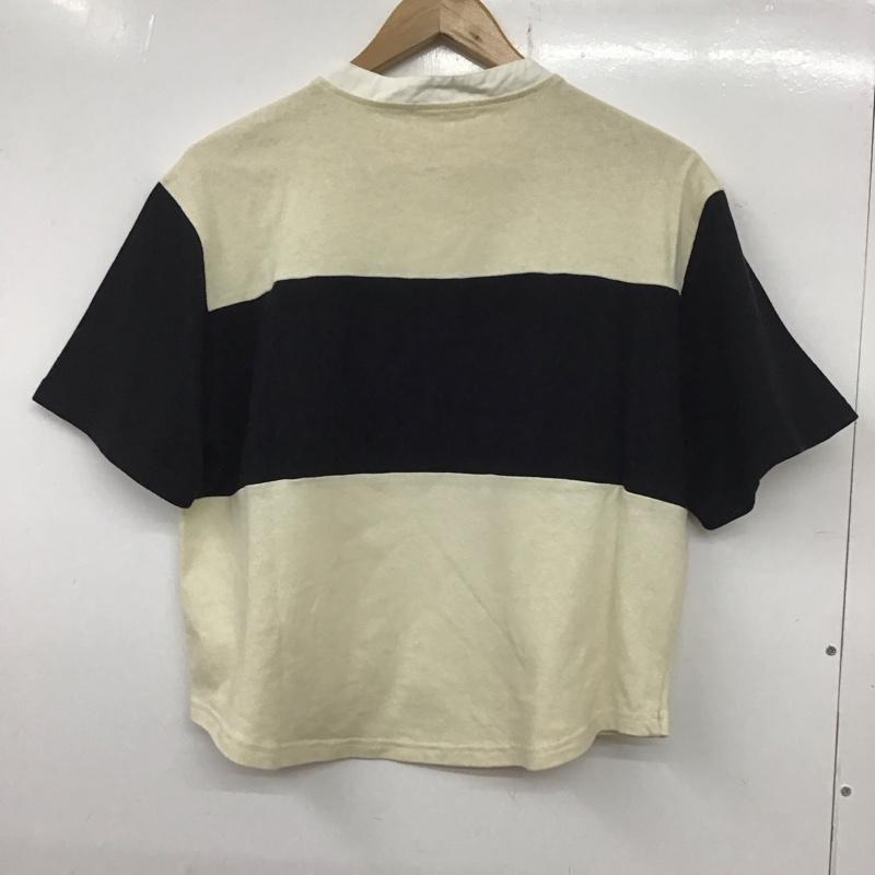 フリークスストア FREAK S STORE ポロシャツ 半袖 FREE 無地 黒 / ブラック / X ベージュ / ベージュ /  レディース USED 古着 中古 10134206