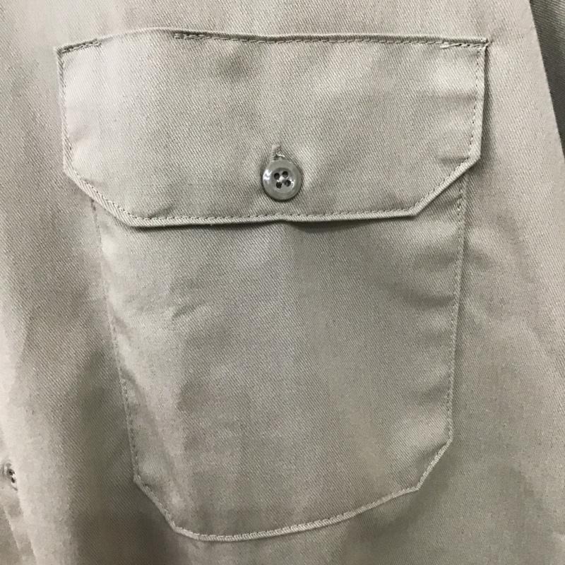 ディッキーズ Dickies シャツ、ブラウス 半袖 1574KH ワークシャツ 4XL ロゴ、文字 ベージュ / ベージュ /  メンズ USED 古着 中古 10099840