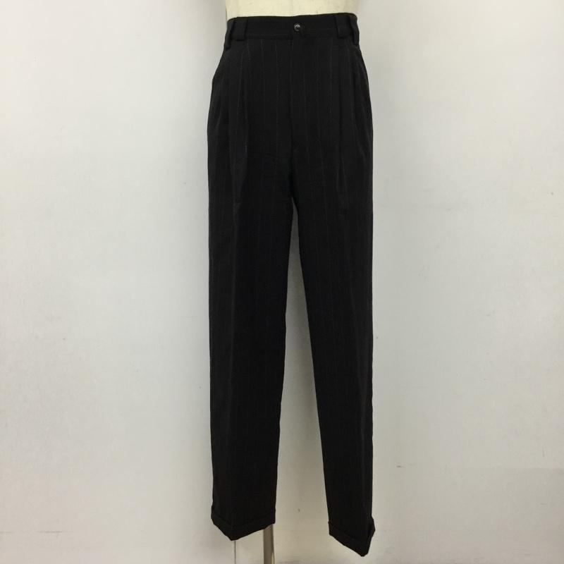 ジャンニヴェルサーチ GIANNI VERSACE セットアップ セットアップ セットアップ カジュアルジャケット カジュアルパンツ 2点セット 46 ストライプ 黒 / ブラック /  メンズ USED 古着 中古 10120781