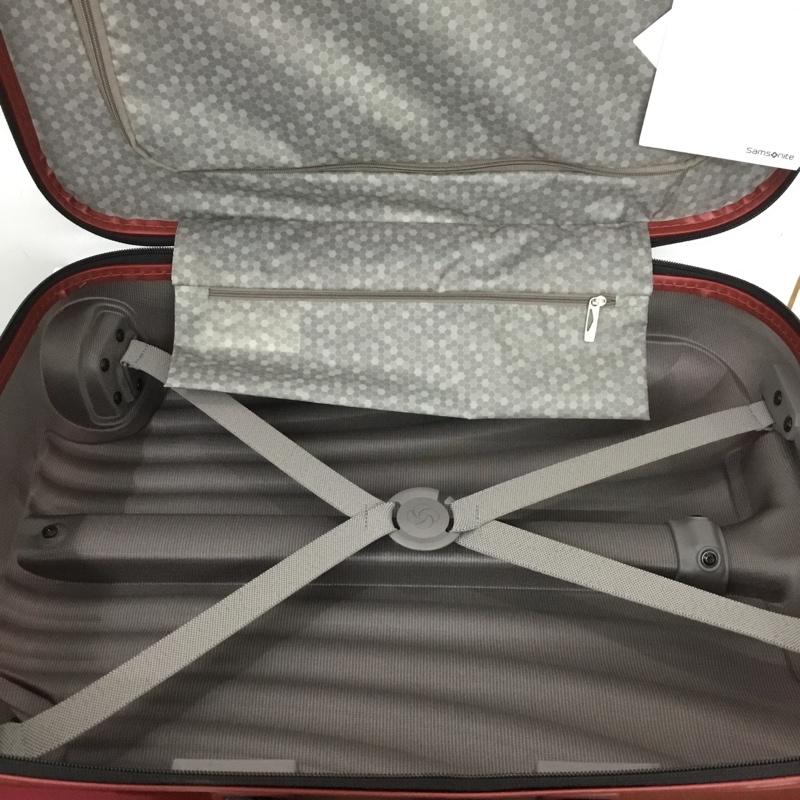 サムソナイト Samsonite スーツケース、トランク スーツケース、トランク V22 00302 コスモライト TSAロック ロゴ、文字 赤 / レッド /  メンズ USED 古着 中古 10147501