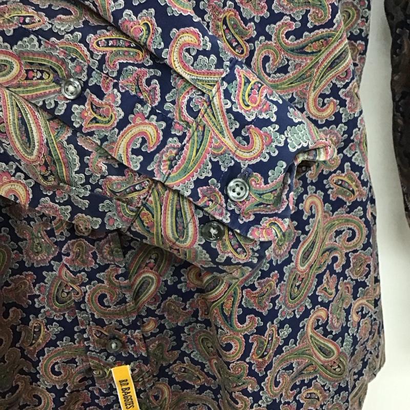 古着 USED シャツ、ブラウス 長袖 長袖シャツ 総柄シャツ カラーシャツ ポケットシャツ 総柄 マルチカラー / マルチカラー /  メンズ USED 古着 中古 10125057