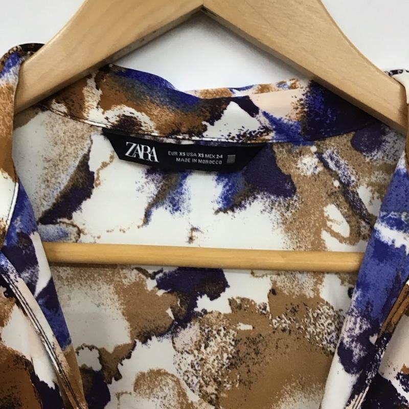 ザラ ZARA シャツ、ブラウス 長袖 XS 総柄 マルチカラー / マルチカラー /  レディース USED 古着 中古 10129305
