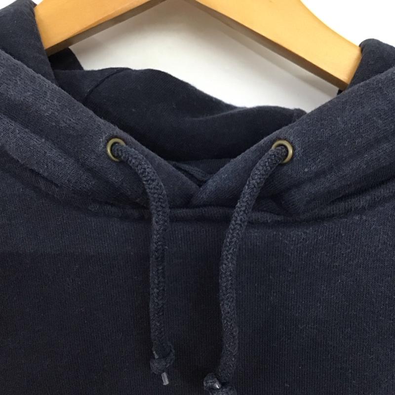 カーハート Carhartt パーカー 長袖 長袖パーカー プルオーバーパーカー スウェット XL ロゴ、文字 紺 / ネイビー /  メンズ USED 古着 中古 10142602